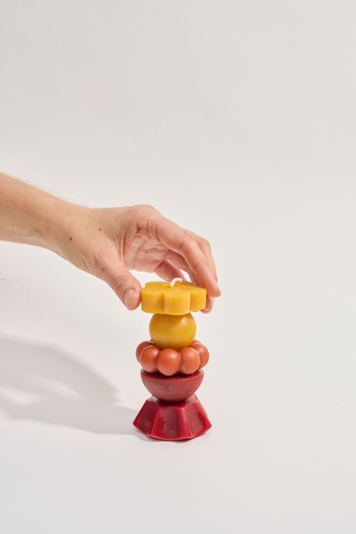 Poppy + Sage Stacking Candle | FIRE + SUNSET Small