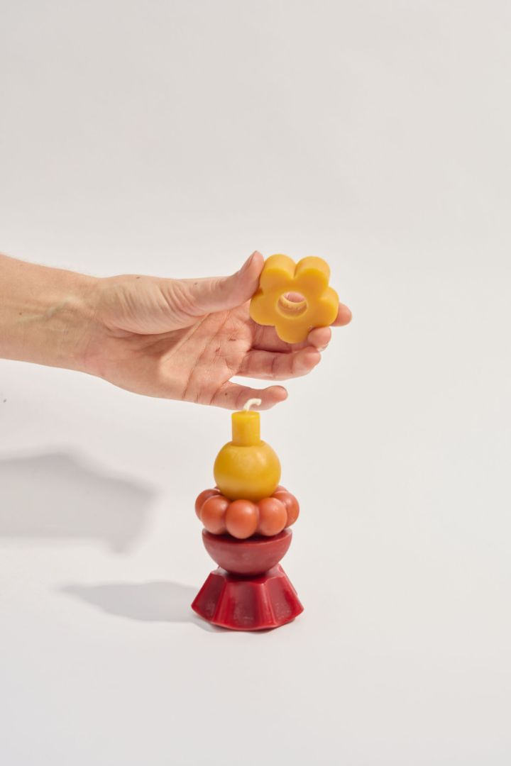 Poppy + Sage Stacking Candle | FIRE + SUNSET Small