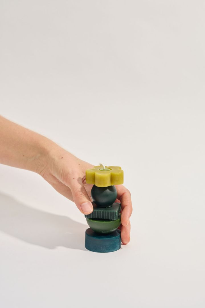 Poppy + Sage Stacking Candle | OCEAN + FOREST Small