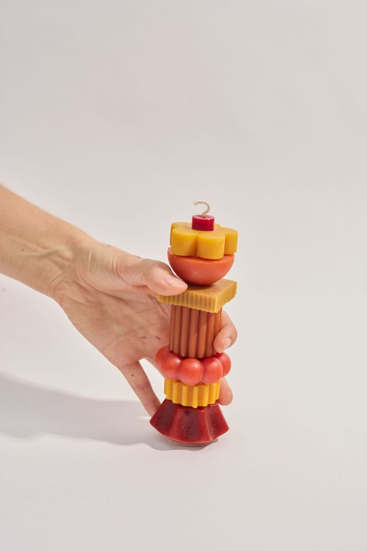 Poppy + Sage Stacking Candle | FIRE + SUNSET Medium