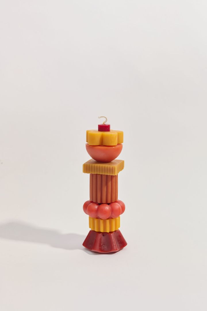 Poppy + Sage Stacking Candle | FIRE + SUNSET Medium