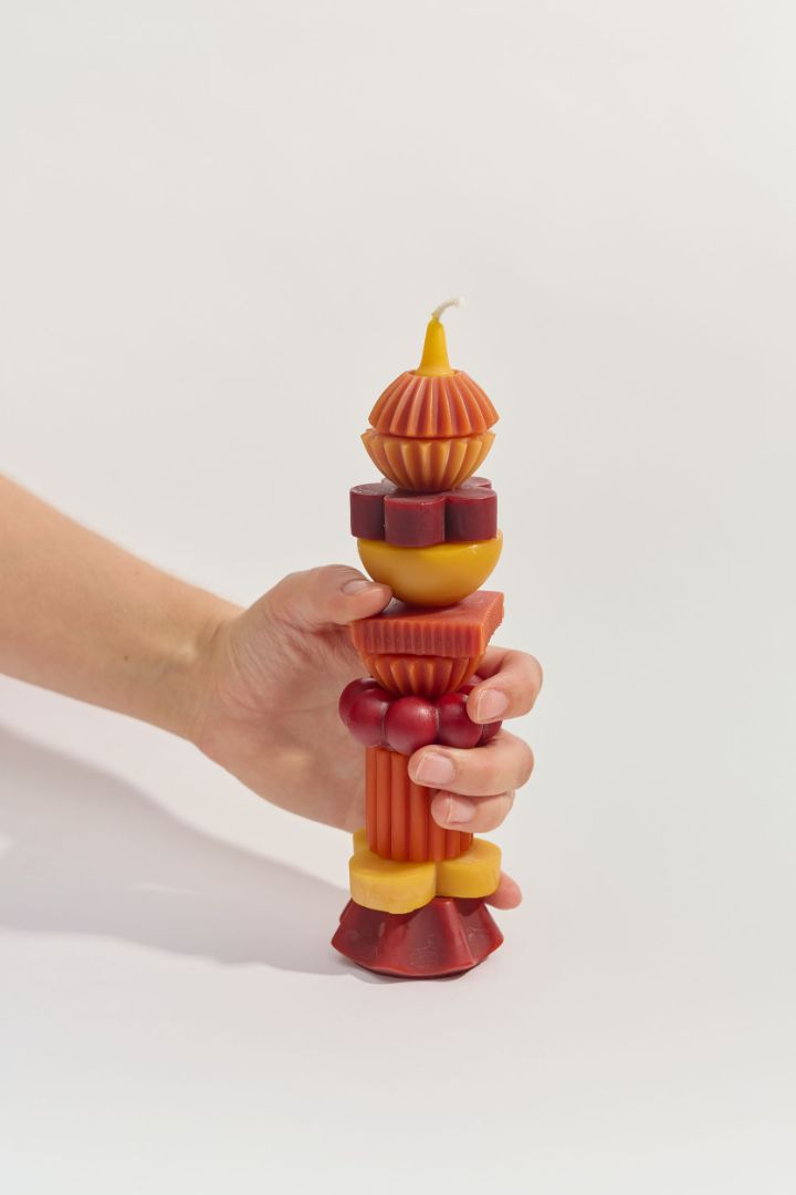 Poppy + Sage Stacking Candle | FIRE + SUNSET Tall