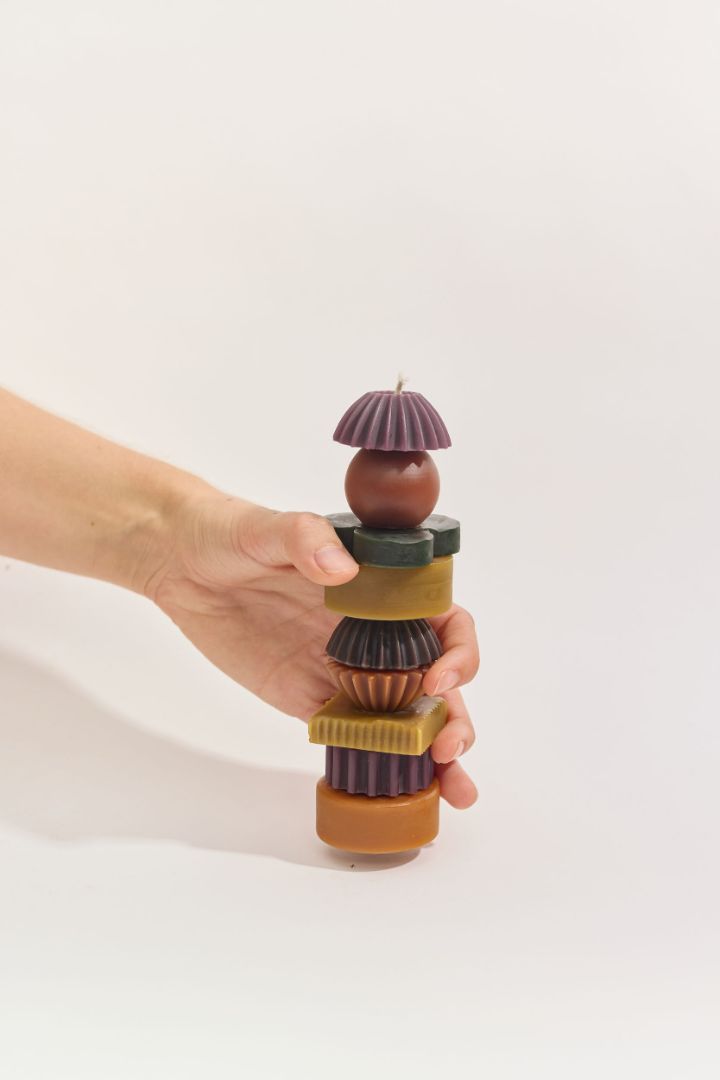 Poppy + Sage Stacking Candle | EARTH + STONE Medium