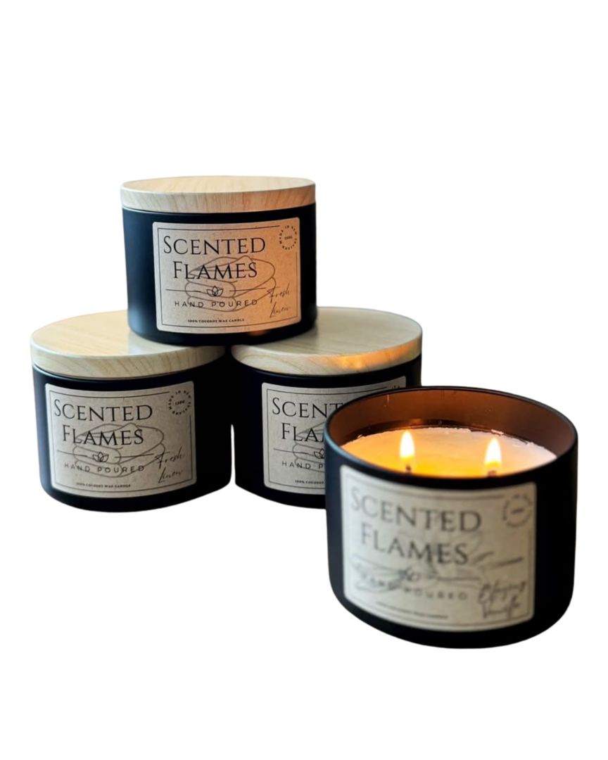 Scented Flames Candles - Juicy Orange